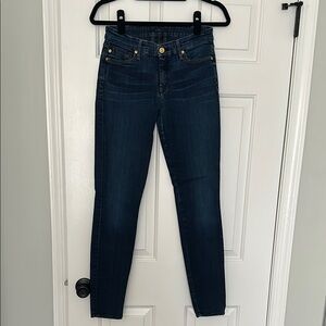 7 for all Mankind Skinny Blue Jeans